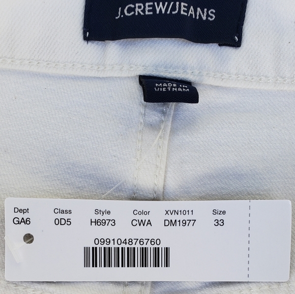 J. Crew High-rise Denim Short Button-fly Women's Size 33 - Picture 3 of 11